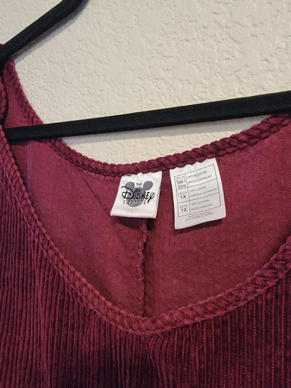 Vintage Disney Lady & The Tramp Corduroy Dress - Picture 3 of 8